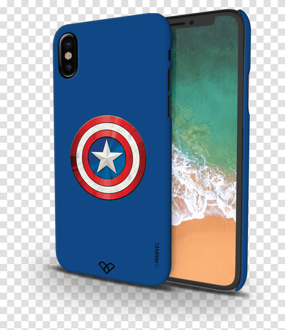 Captain America Shield Slim Case And Cover For Iphone Xs Mobile Phone, Electronics, Cell Phone, Symbol, Logo Transparent Png