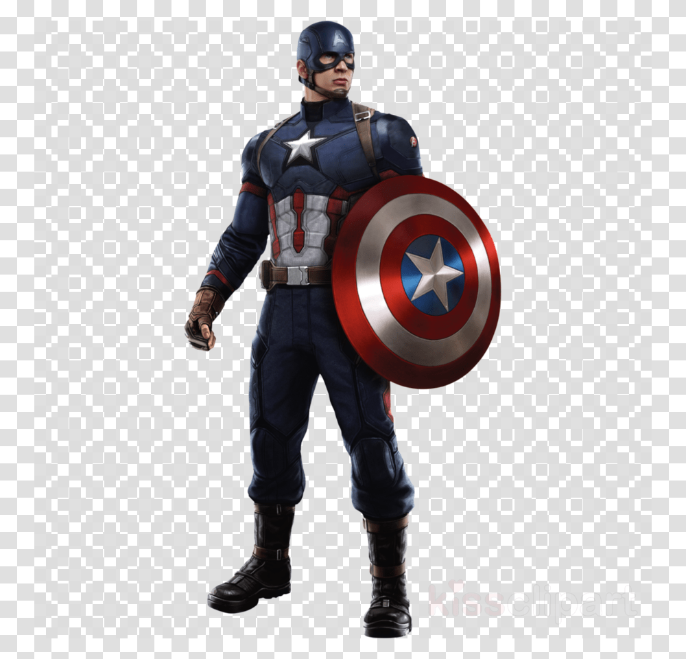 Captain America Shield Suit, Armor, Person, Human, Costume Transparent Png
