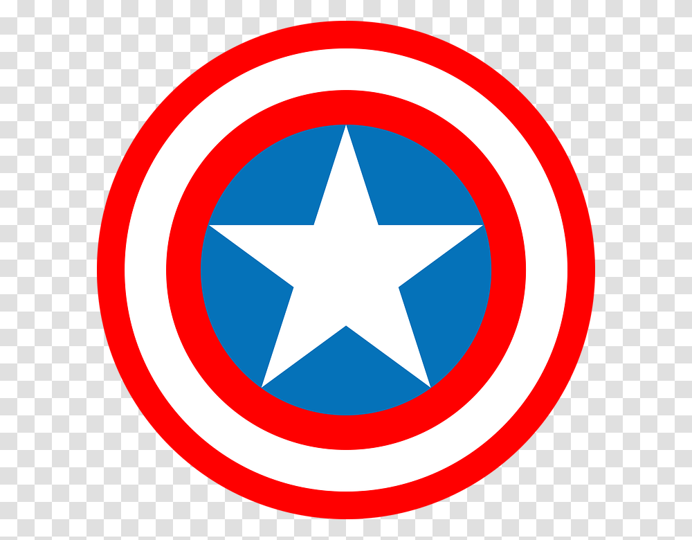 Captain America Shield Svg Free, Star Symbol Transparent Png