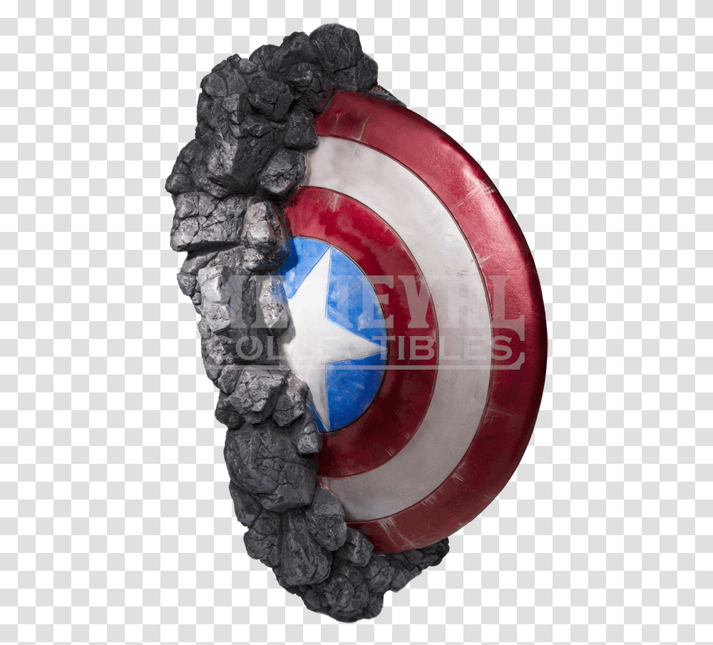 Captain America Shield Wall Breaker Download Deco Captain America, Number, Armor Transparent Png