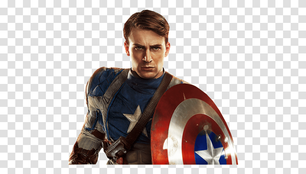 Captain America The First Avenger, Armor, Person, Human, Shield Transparent Png