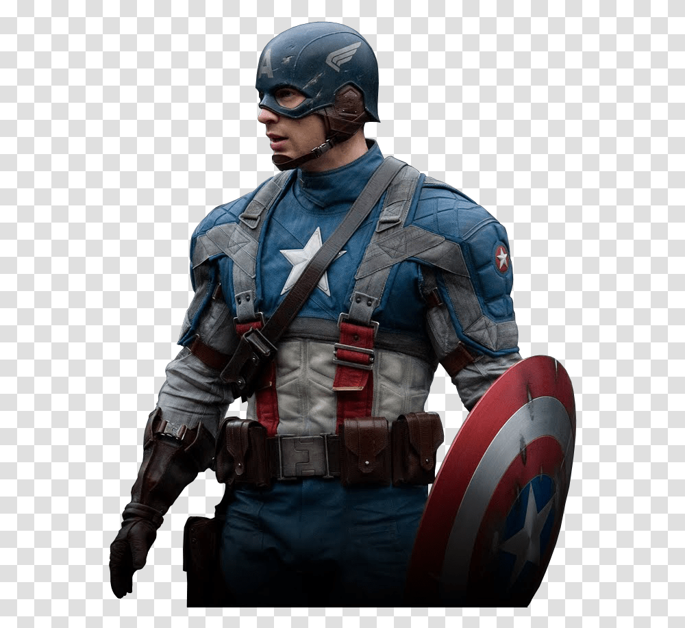 Captain America The First Avenger Chris Evans Captain America The First Avenger Costume, Helmet, Apparel, Person Transparent Png