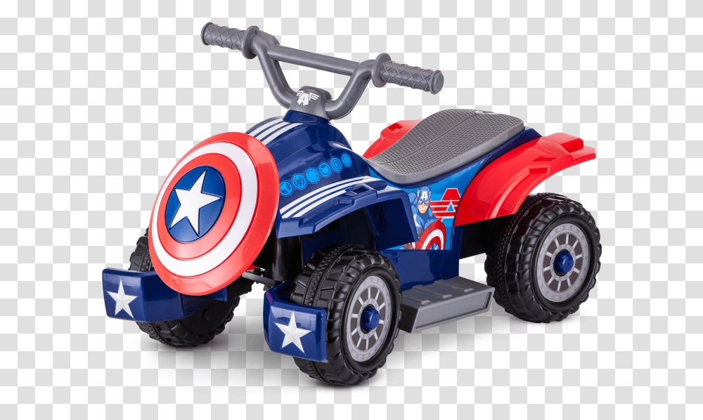 Captain America Toddler Quad, Atv, Vehicle, Transportation, Wheel Transparent Png