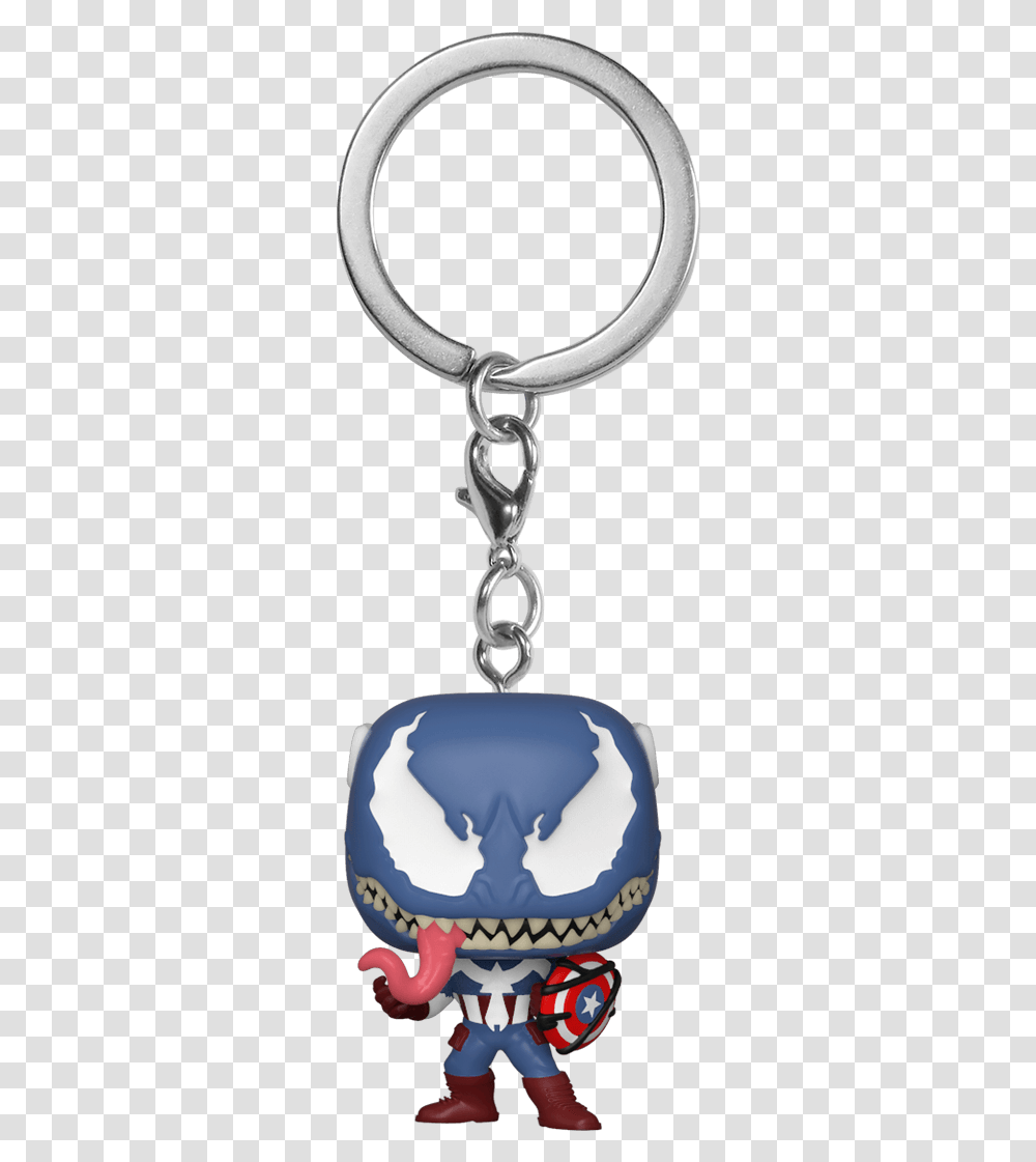 Captain America Venom Funko Pop Keychain, Pendant Transparent Png