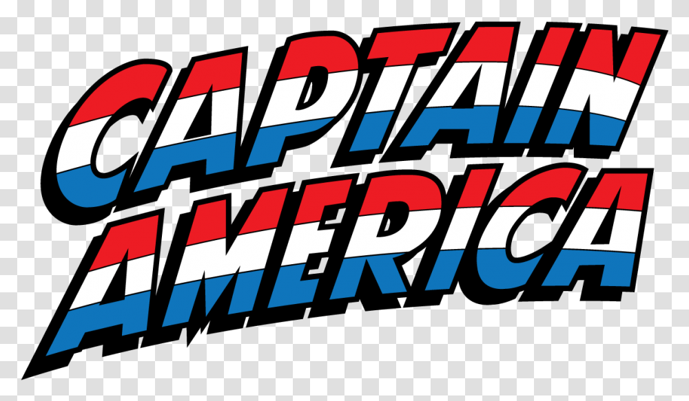 Captain America Vintage Logo 70s 80s Comic Book Vector Captain America Comic Book Logo, Word, Alphabet Transparent Png