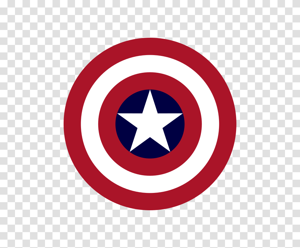 Captain Americas Shield, Star Symbol Transparent Png