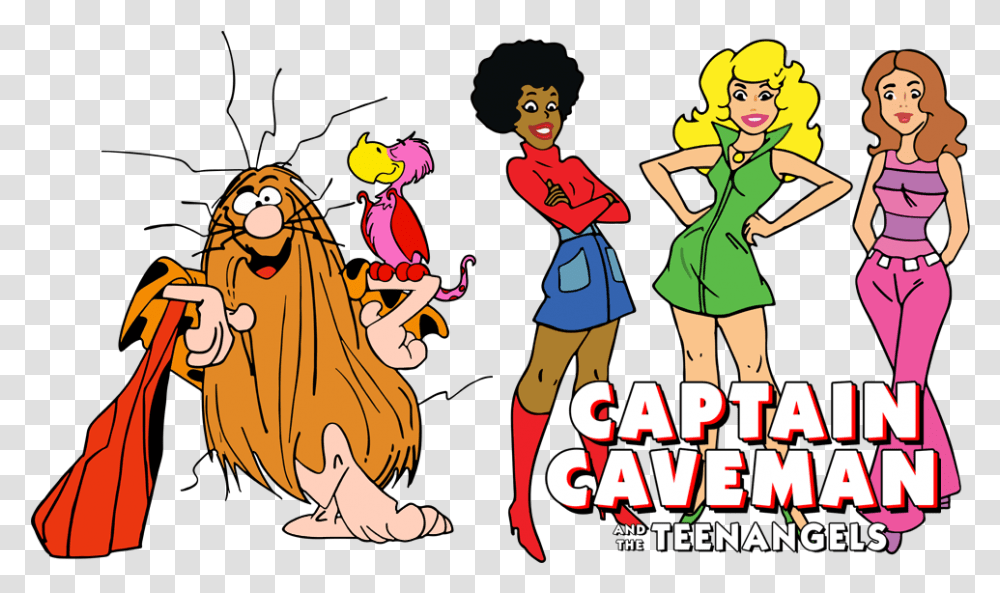 Captain Caveman Amp The Teen Angels Image Captain Caveman And The Teen Angels, Advertisement, Poster, Person, Flyer Transparent Png