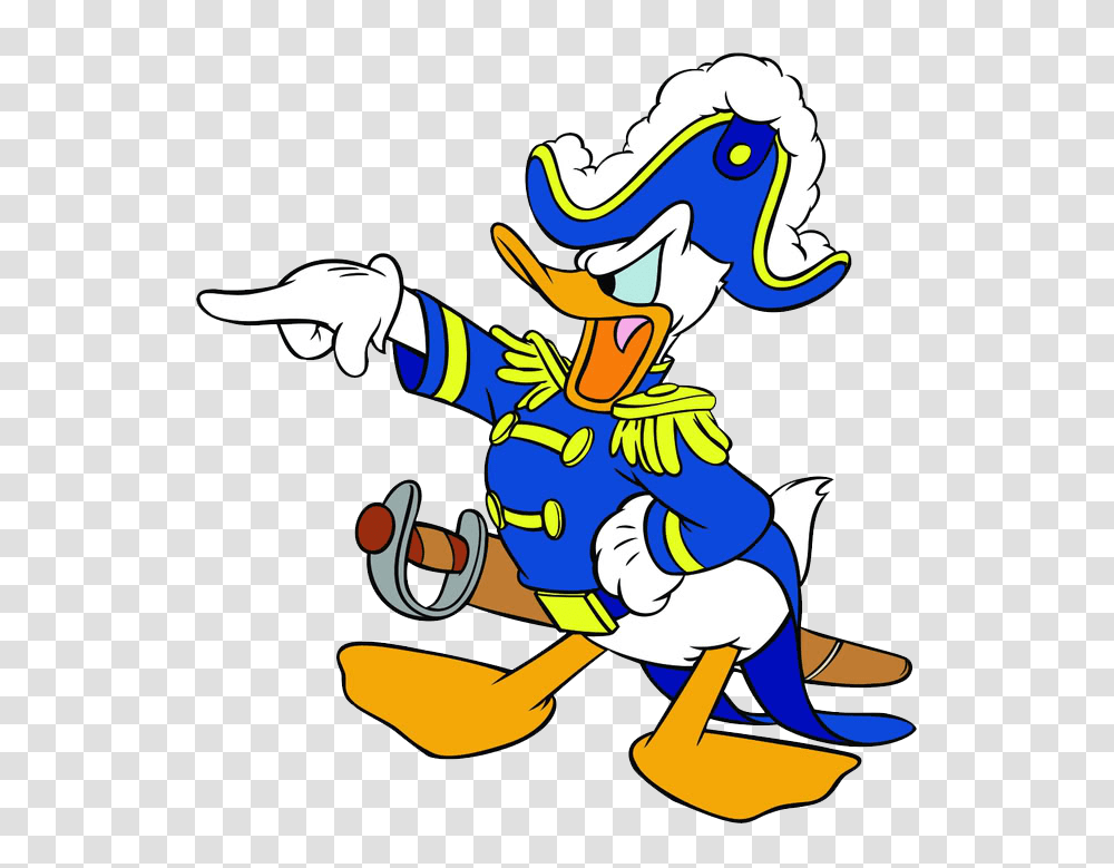 Captain Doanld Disney Donald Duck Disney, Performer, Hand Transparent Png