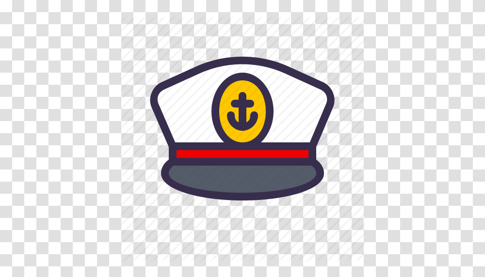 Captain Hat Nautical Sea Seaman Icon, Logo, Trademark Transparent Png