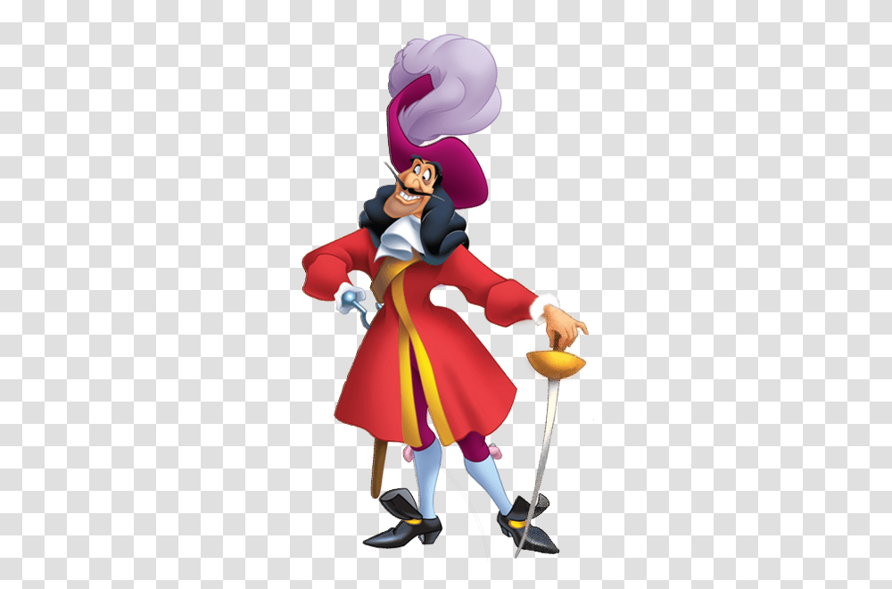 Captain Hook Hd Photo, Toy, Costume, Person Transparent Png