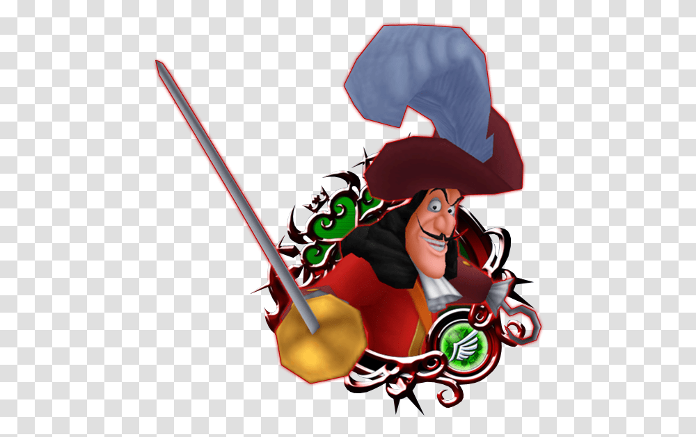 Captain Hook Khux Wiki Xion Kingdom Hearts, Person, Human, Stick, Pirate Transparent Png