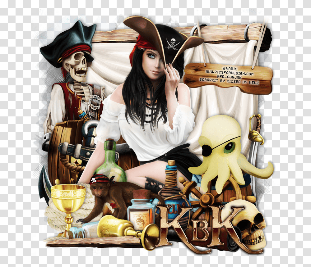 Captain Hook, Person, Advertisement, Poster, Collage Transparent Png