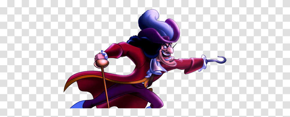 Captain Hook Picture, Purple, Person, Dragon Transparent Png