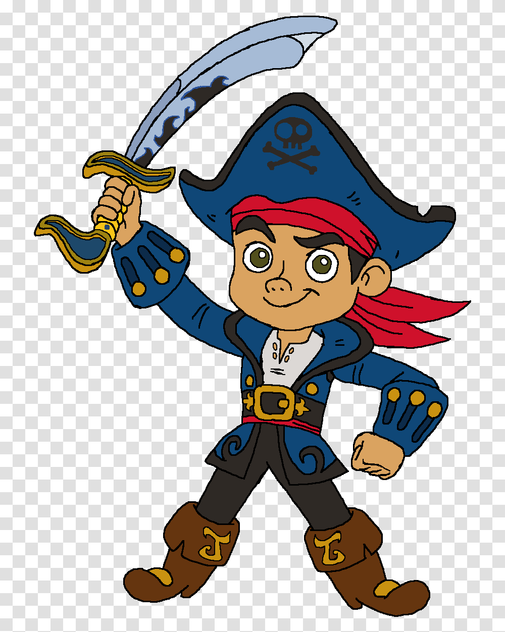 Captain Hook Smee Youtube Neverland Disney Junior, Person, Human, Pirate Transparent Png