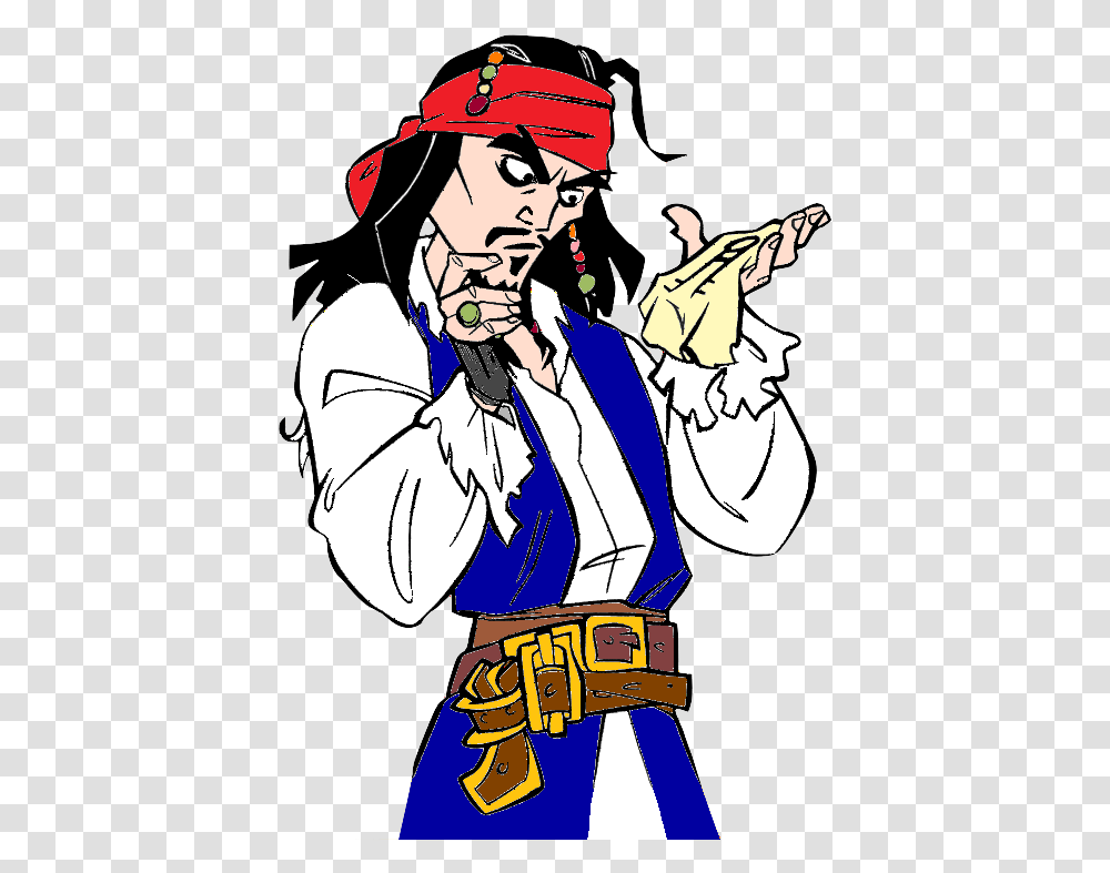 Captain Jack Sparrow Animated, Comics, Book, Manga, Person Transparent Png
