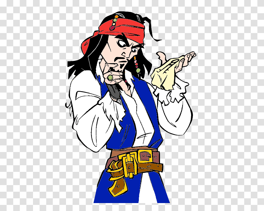 Captain Jack Sparrow, Person, Book, Hand, Comics Transparent Png