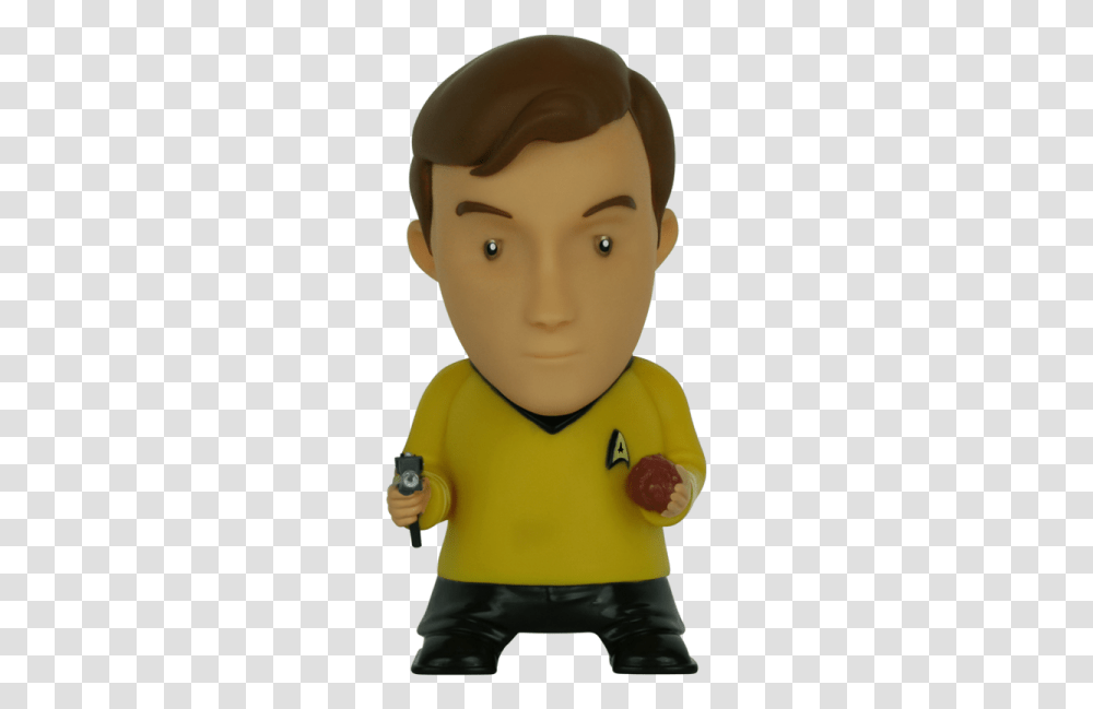 Captain Kirk Bluetooth Figure Speaker With Sound Effects James T. Kirk, Figurine, Toy, Doll, Person Transparent Png
