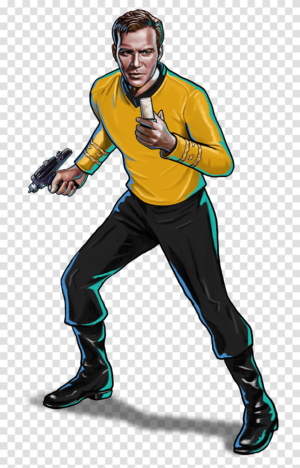 Captain Kirk Star Trek Timelines Full Size James T Kirk, Sleeve, Clothing, Person, Long Sleeve Transparent Png