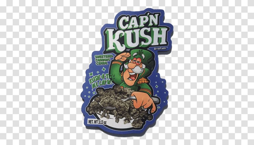 Captain Kush Die Cut Cap N Kush Shirt, Super Mario, Animal, Poster, Advertisement Transparent Png