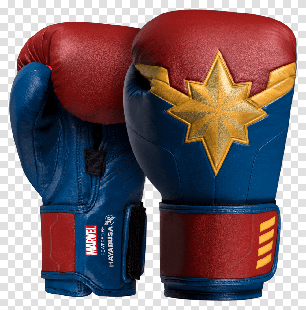 Captain Marvel Boxing GlovesItemprop Thumbnail Captain Marvel Boxing Gloves, Apparel, Sport, Sports Transparent Png