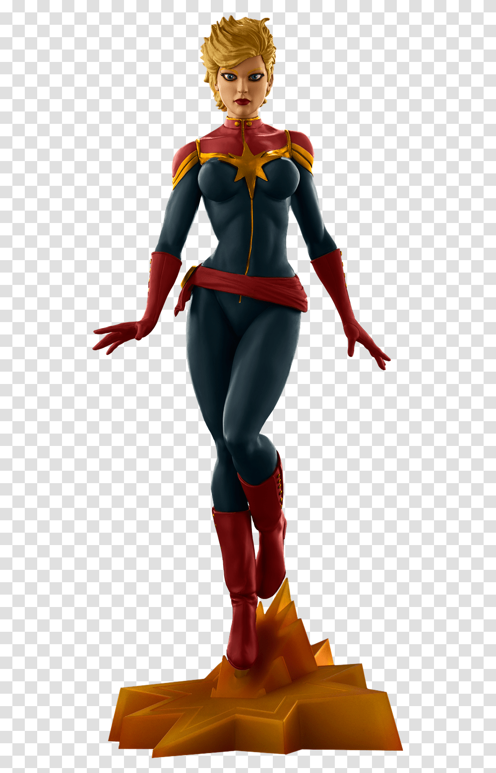 Captain Marvel Captain Marvel's Statue, Sleeve, Apparel, Long Sleeve Transparent Png