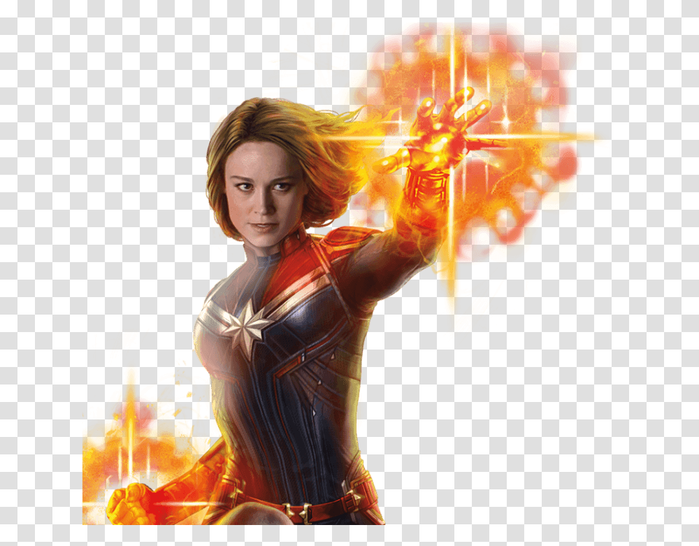 Captain Marvel Character Logo Captain Marvel Movie, Person, Fire, Flame, Flare Transparent Png