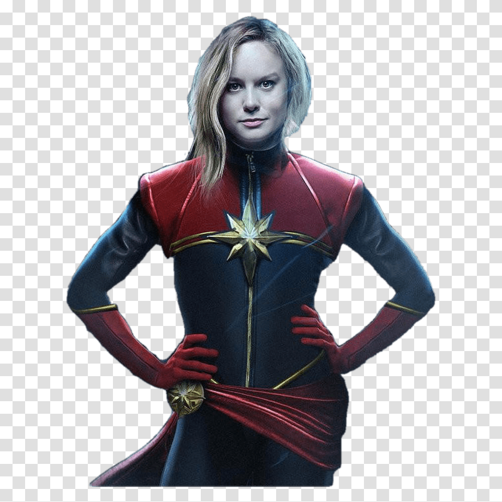 Captain Marvel Clipart Mrs Marvel Brie Larson, Costume, Person, Female Transparent Png