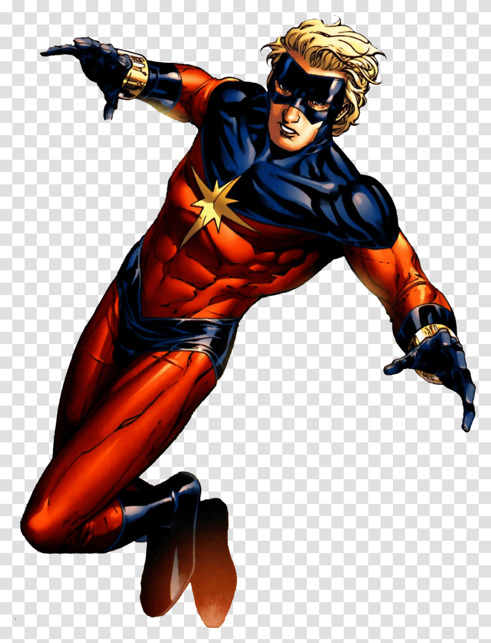 Captain Marvel Comic Marvel Captain Marvel Mar Vell, Person, Human, Batman, Hand Transparent Png