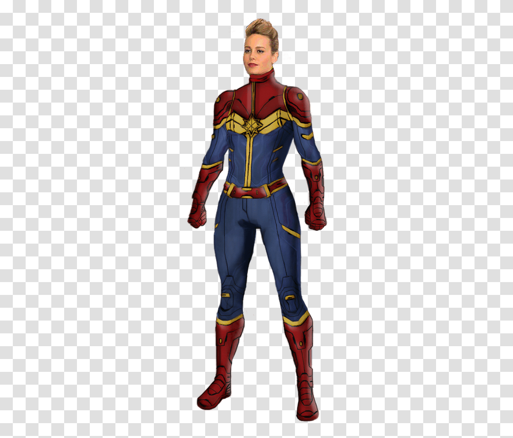 Captain Marvel Costume, Person, Ninja, Face Transparent Png