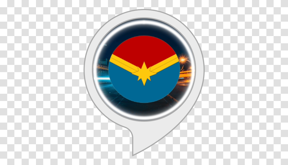 Captain Marvel Facts Amazonin Alexa Skills Circle, Symbol, Logo, Trademark, Emblem Transparent Png