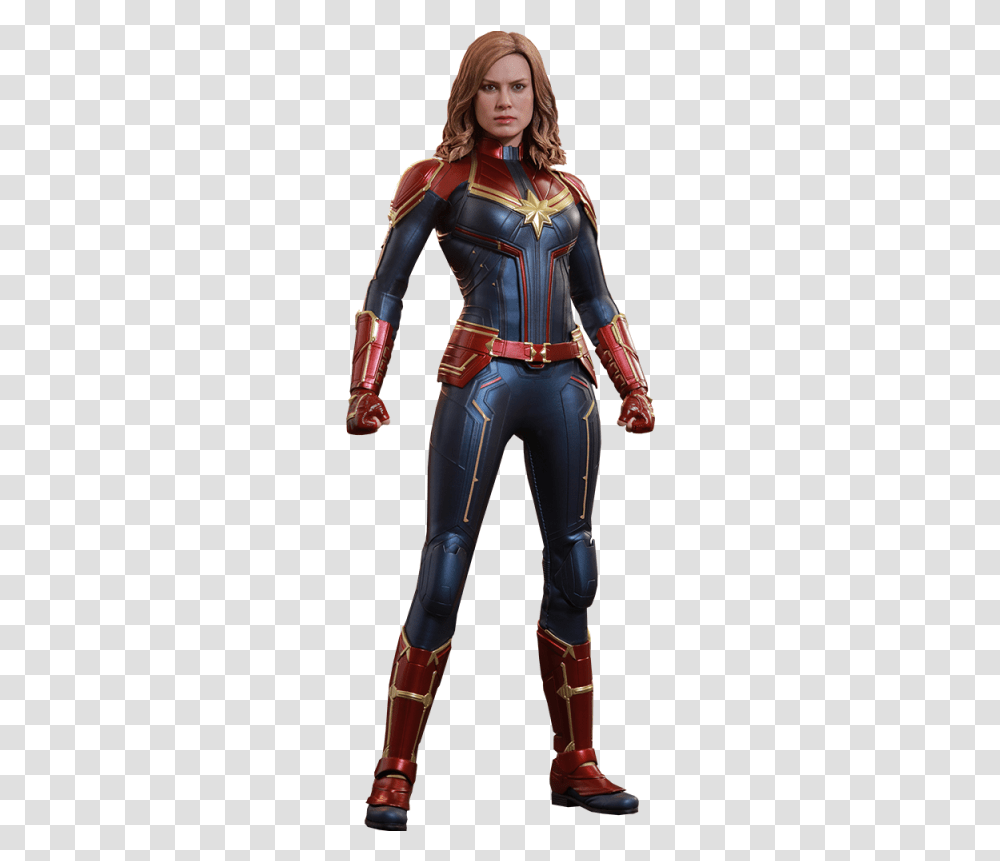 Captain Marvel Full Body, Costume, Person, People Transparent Png