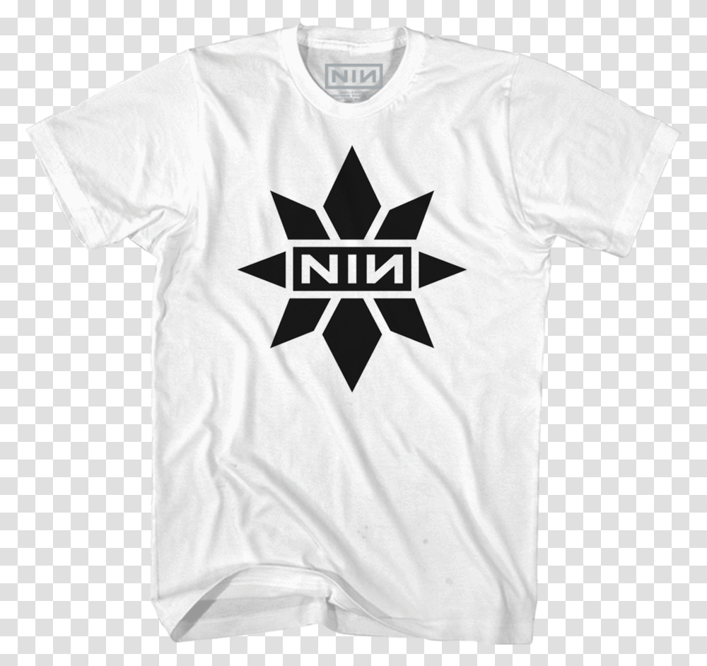 Captain Marvel X Nin Collab White Tee Nine Inch Nails Captain Marvel Shirt, Apparel, T-Shirt Transparent Png