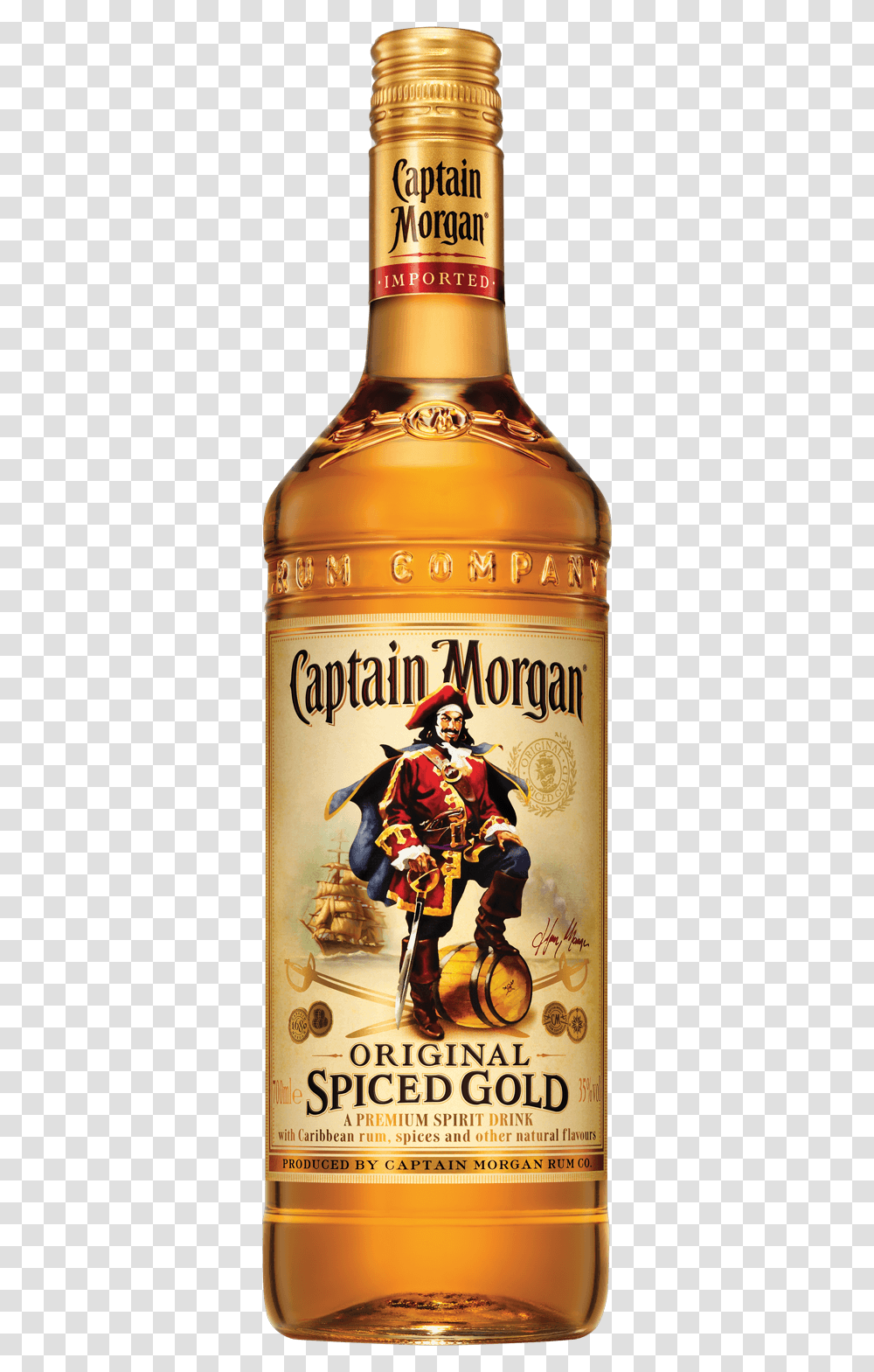 Captain Morgan Original Spiced Gold Captain Morgan Spiced Gold Amp Cola, Alcohol, Beverage, Drink, Liquor Transparent Png