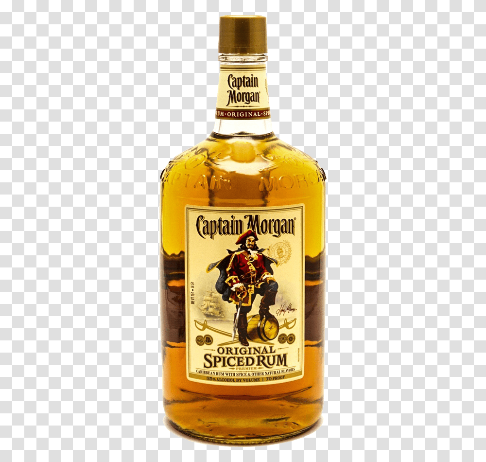 Captain Morgan Spiced Rum 1.75 Liter, Liquor, Alcohol, Beverage, Drink Transparent Png
