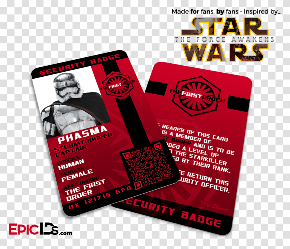 Captain Phasma Star Wars The Force Awakens, Flyer, Poster, Paper, Advertisement Transparent Png