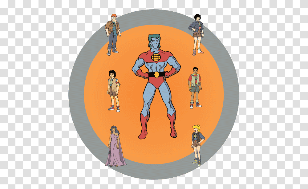Captain Planet And The Planeteers Characters Cartoon, Person, Bicycle, Poster, Advertisement Transparent Png