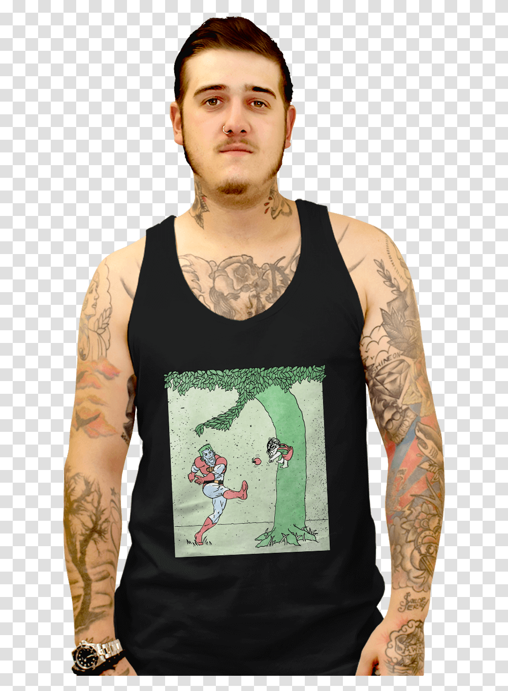 Captain Planet, Skin, Tattoo, Person, Human Transparent Png