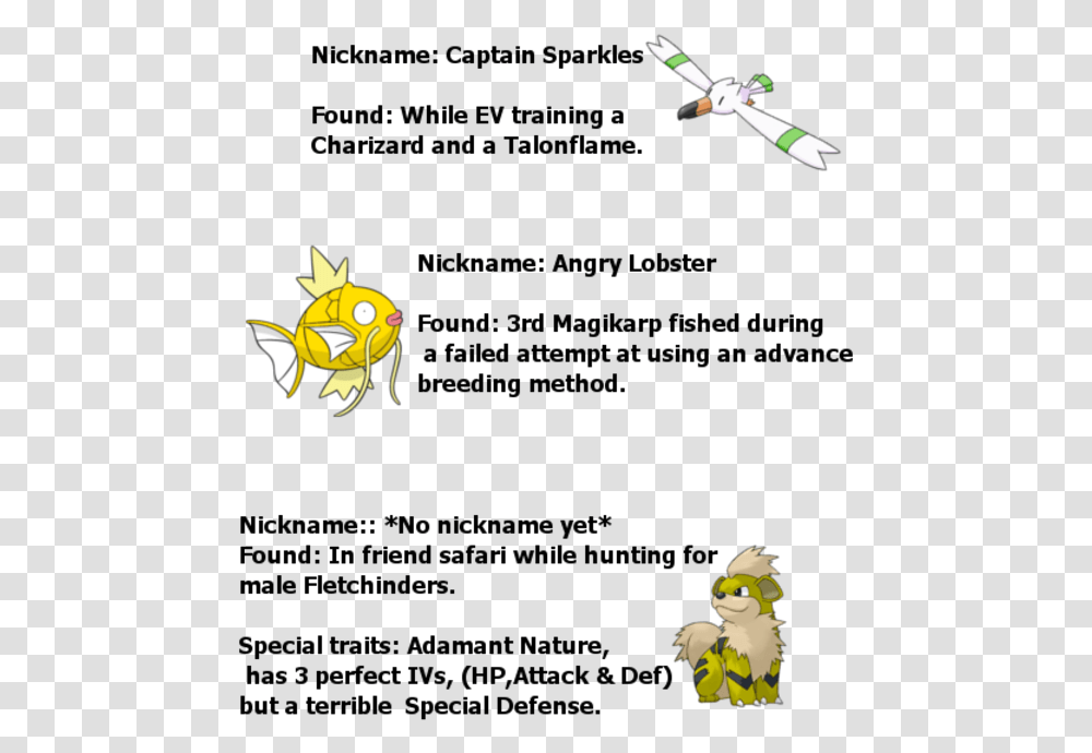 Captain Sparkles Found Pokemon Growlithe, Animal, Flying, Bird, Insect Transparent Png