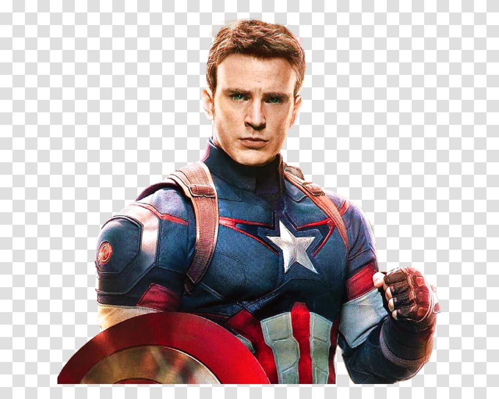 Captain Superhero Avenger Evans Character Fictional Chris Evans Captain America, Person, Human, Armor, Costume Transparent Png