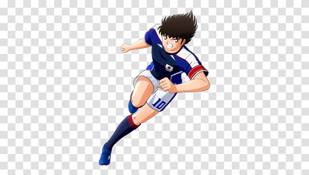 Captain Tsubasa Rise Of New Champion, Person, People, Sport, Shorts Transparent Png