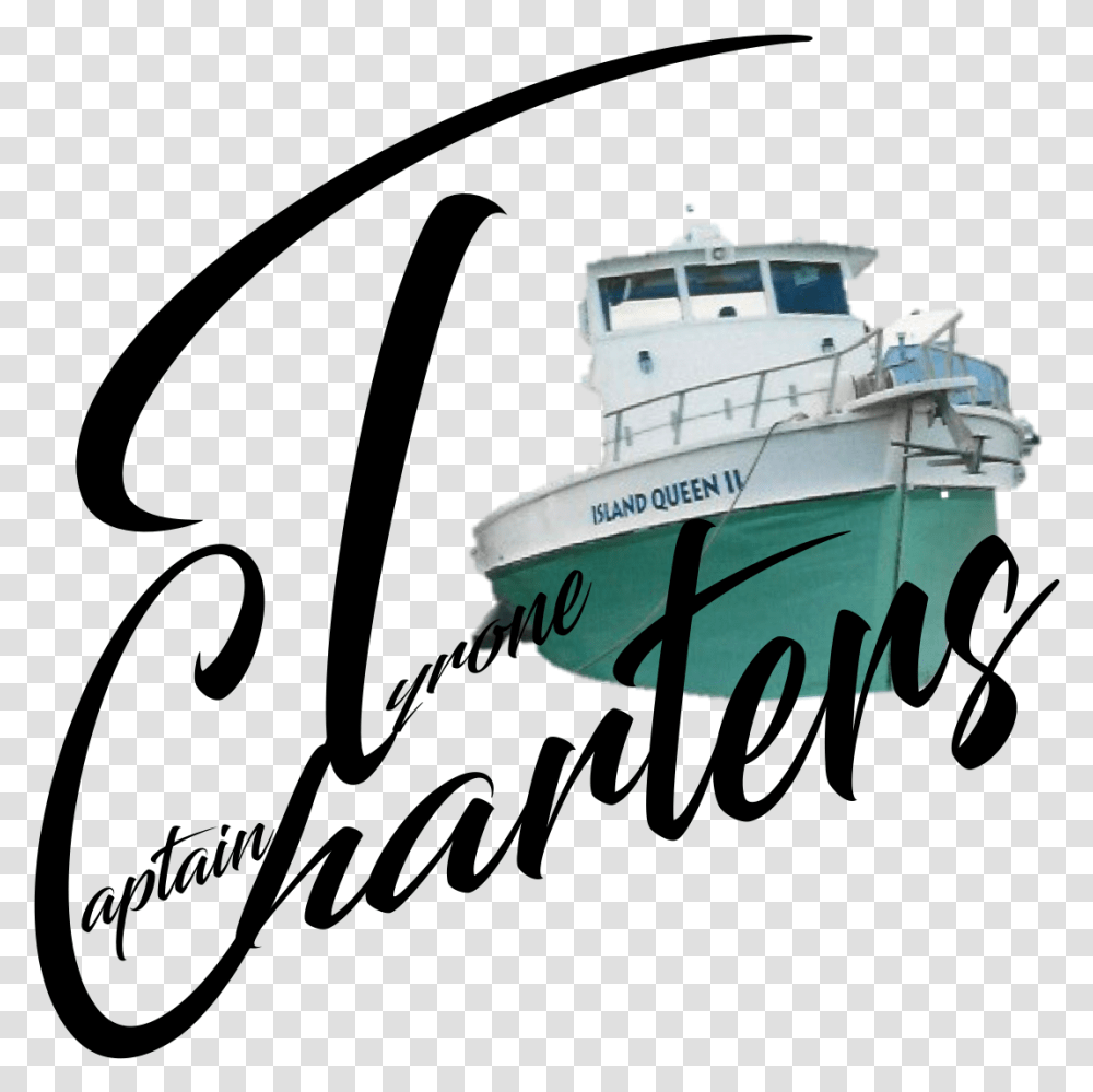 Captain Tyrone Charters Fishing Vessel, Boat, Vehicle, Transportation, Watercraft Transparent Png