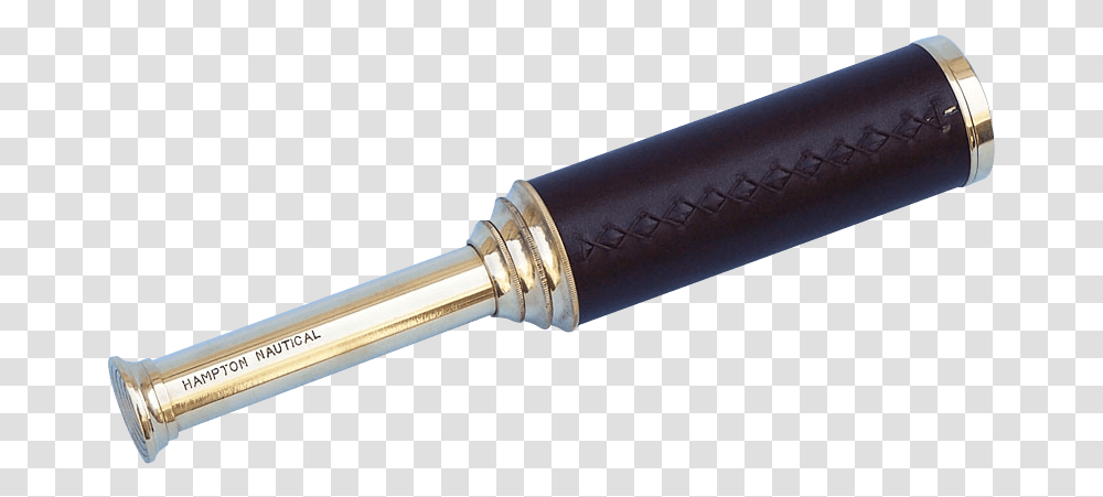 Captains Brass And Leather Spyglass Blade, Machine, Drive Shaft Transparent Png
