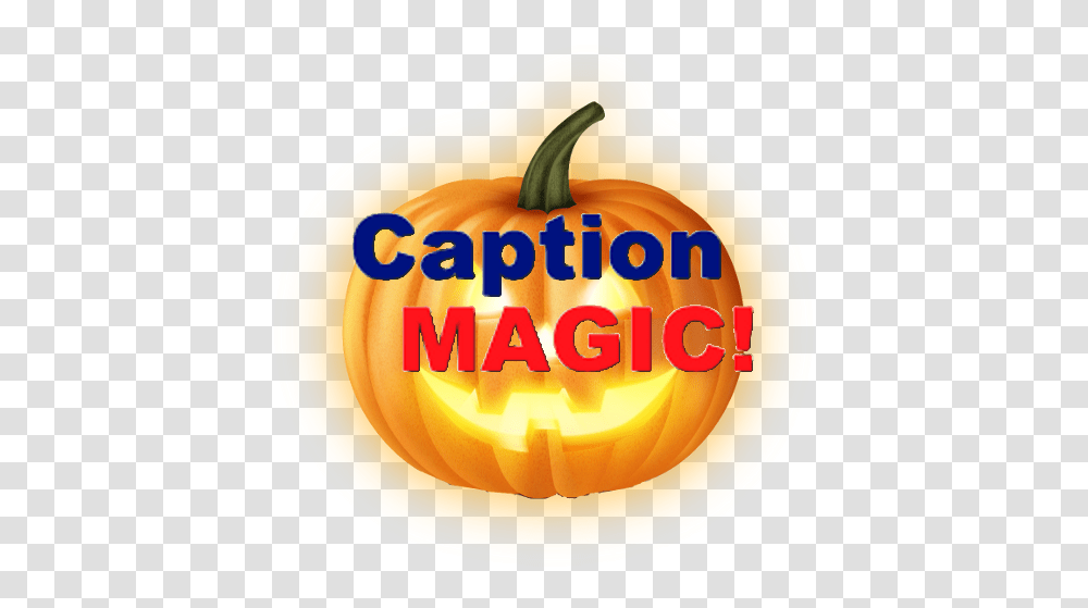 Caption Magic Halloween - Apps, Plant, Vegetable, Food, Birthday Cake Transparent Png