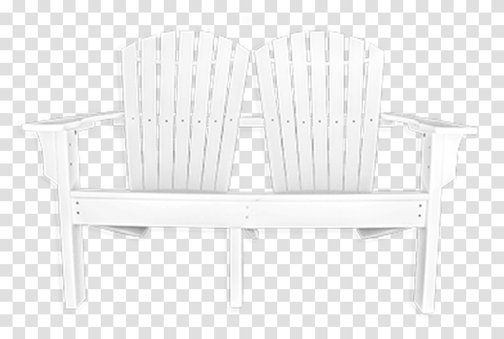Car 13 Cls Curved Adirondack Loveseat Bench, Chair, Furniture, Rocking Chair, Crib Transparent Png