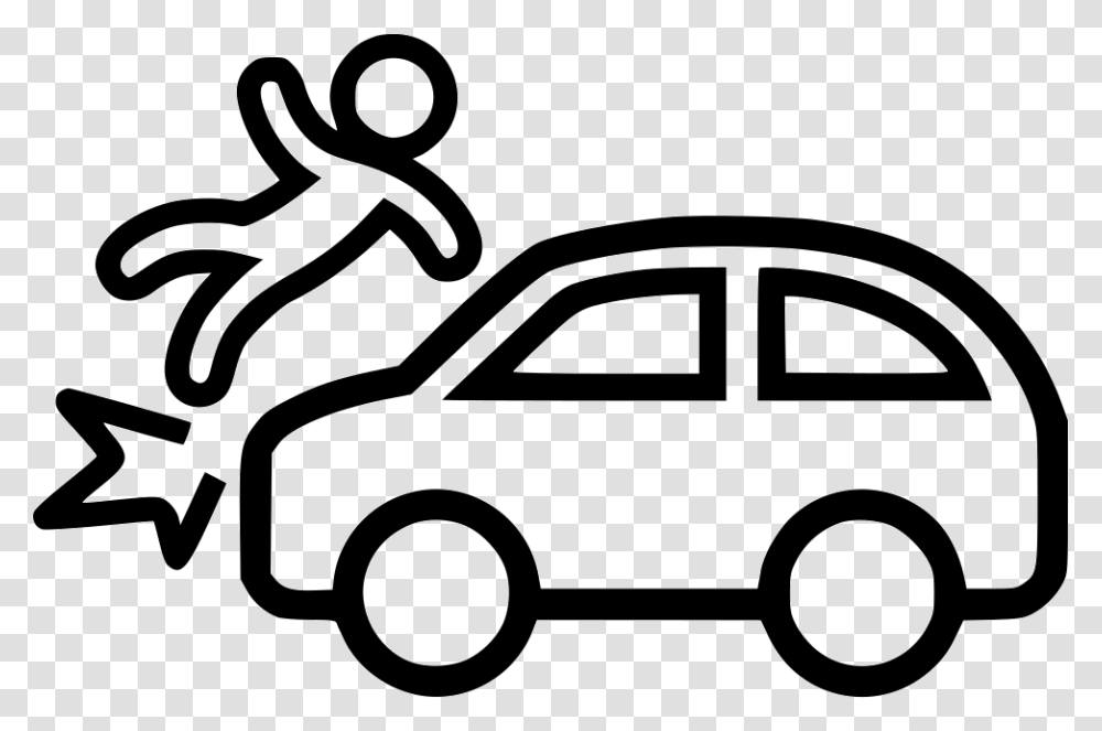 Car Accident Van Black And White, Vehicle, Transportation, Lawn Mower, Sedan Transparent Png