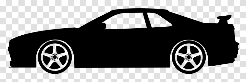 Car Auto Pkw Sports Car Nissan Gtr R34 Jdm R34 Silhouette, Gray, World Of Warcraft Transparent Png