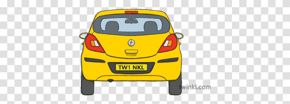 Car Back Illustration Twinkl Car Back Illustration, Vehicle, Transportation, Sports Car, Wheel Transparent Png