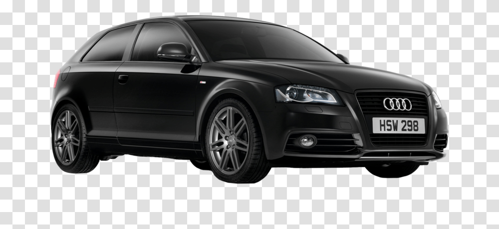 Car Background Audi Black Audi A3 Black Edition, Vehicle, Transportation, Automobile, Sedan Transparent Png