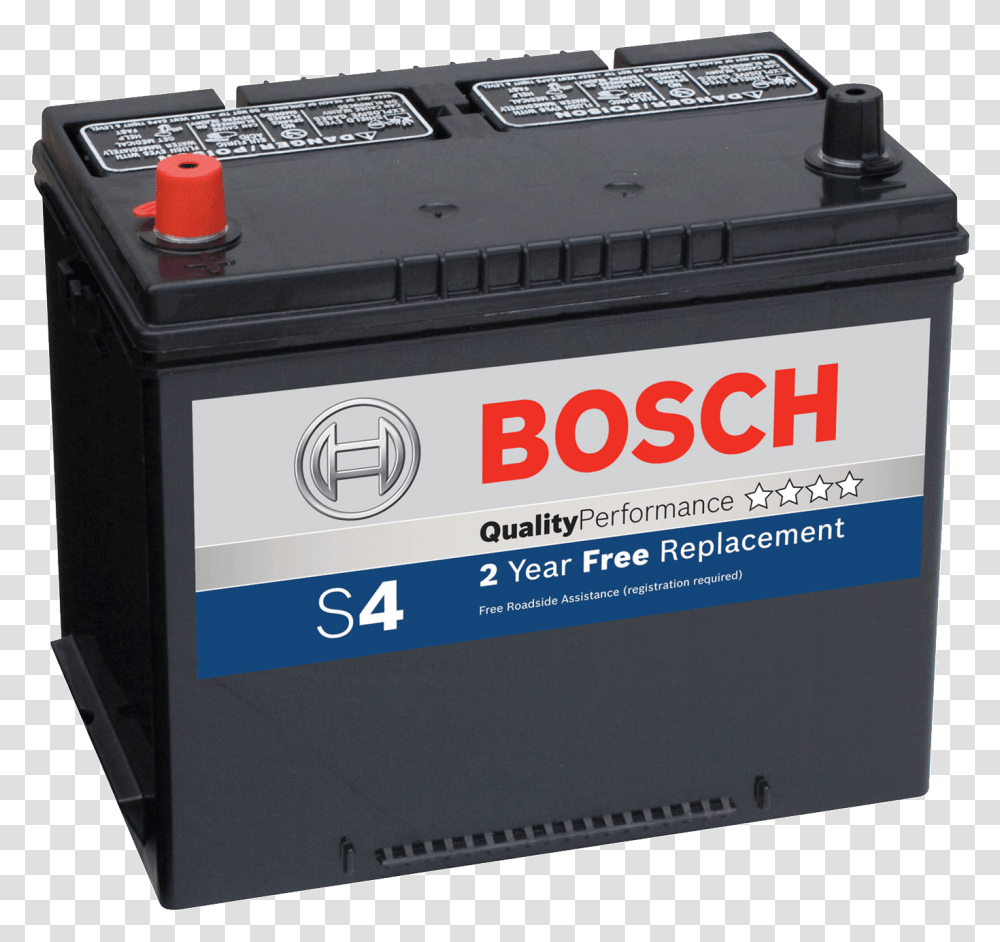 Car Batteries Image Bosch High Cycle Marine Battery, First Aid, Box, Machine, Label Transparent Png