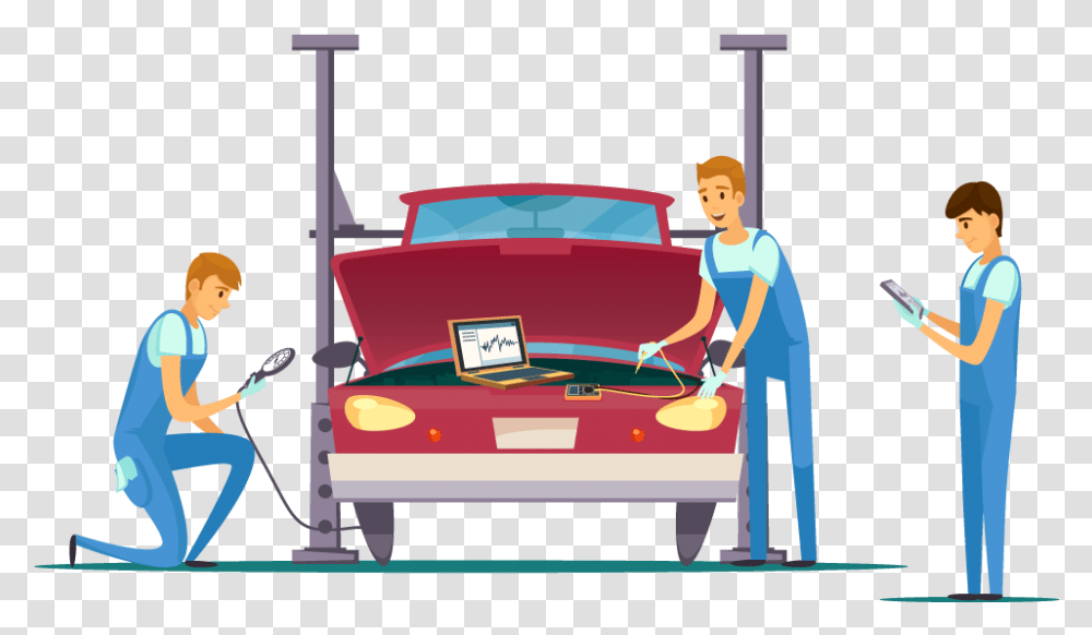 Car Battery Repair Service Brampton Replacement Battery Car Installation Animation, Person, Human, Vehicle, Transportation Transparent Png